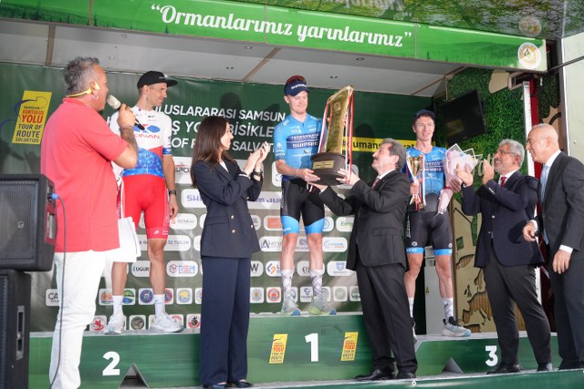 Samsun'da Kurtuluş Yolu Bisiklet Turu'nun şampiyonları belli oldu