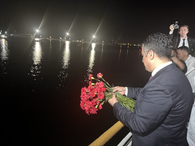 Samsun'da 30 Ağustos Zafer Bayramı'nda fener alayı