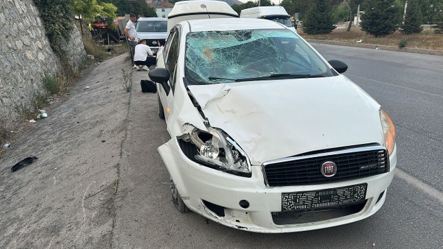 Samsun'da feci kaza! Otomobil ile motorlu bisiklet çarpıştı! 1 ölü, 1 yaralı