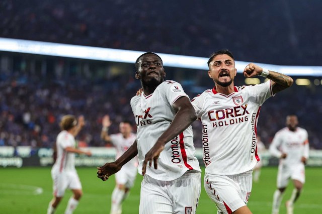 Samsunspor'un beraberlik golünü attı! Marius: Bu bir puan çok önemli