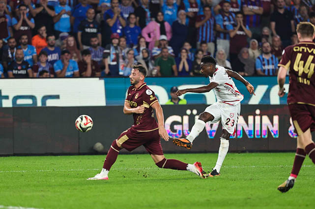 Samsunspor'da en fazla çalım atan oyuncu Musaba