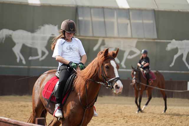 Samsun’da Atlı Spor Tesisi’ne ilgi yoğun