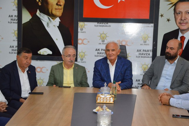 AK Parti Samsun Milletvekili Yılmaz'dan Havza'da saha çalışması