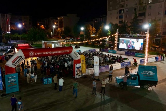 Samsun'da Açık Hava Sinema Geceleri sona erdi