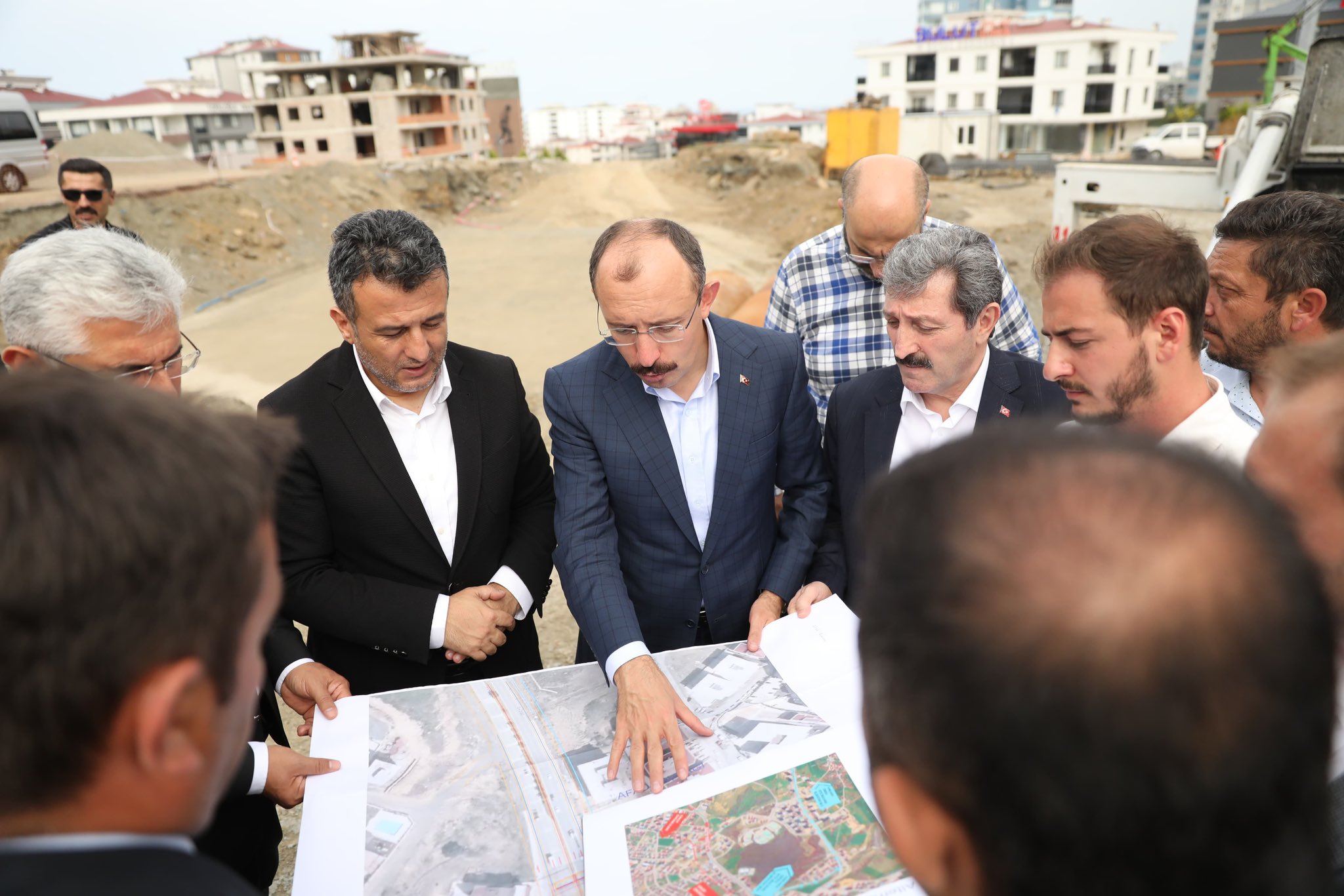 Samsun’un trafiğine nefes aldıracak projeler yerinde incelendi