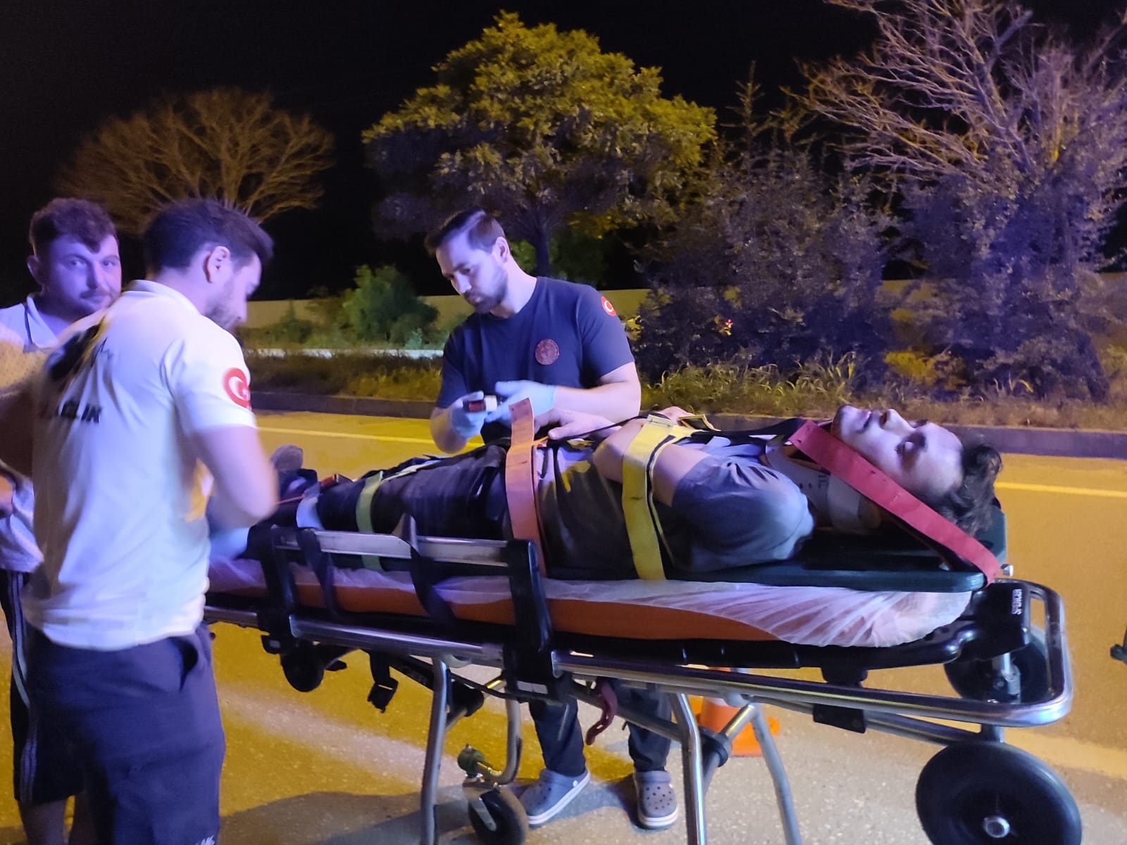 Çarşamba’da feci motosiklet kazası