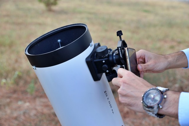 Samsun'da öğrenciler teleskop yaptı