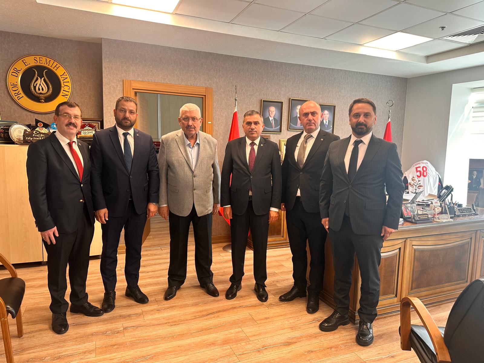 MHP Samsun'dan Devlet Bahçeli’ye ziyaret