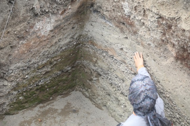 Samsun'daki kazılarda midye kabuklu katmana ulaşıldı