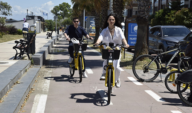 Samsun’da pedal destekli elektrikli bisikletlere yoğun ilgi