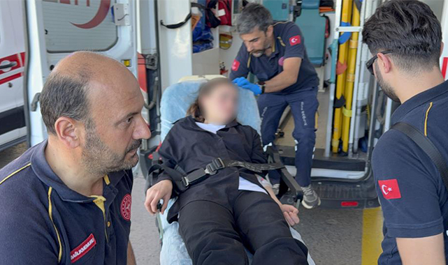 Samsun'da öğrenci servisine silahlı saldırı