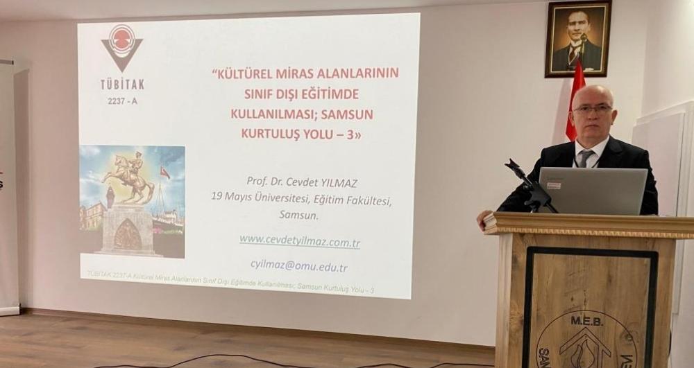 OMÜ'den 'Kurtuluş Yolu' projesi: Öğretmen ve öğrenciler tarihi yerinde öğreniyor