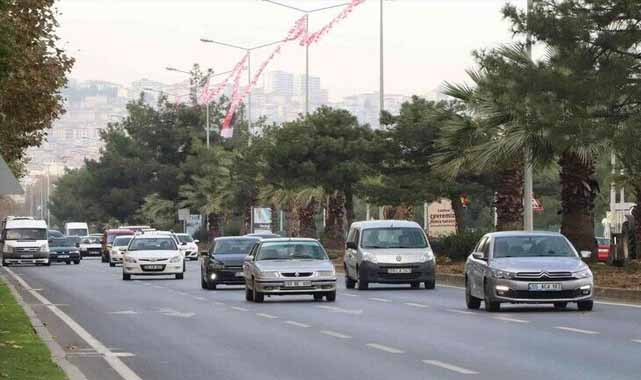Samsun’da trafiğe kayıtlı araç sayısı arttı