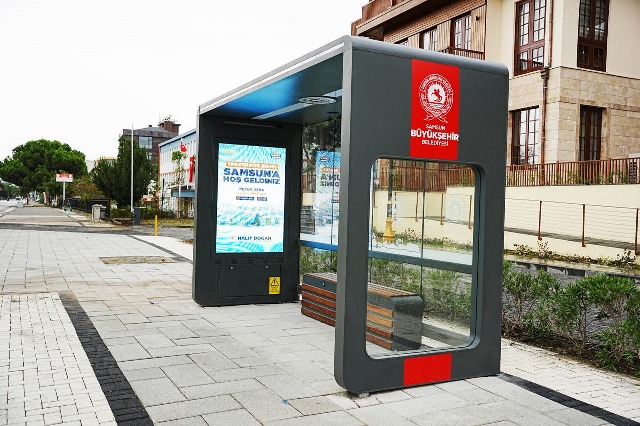 Samsun Büyükşehir Belediyesi yeni nesil durak dönemini başlattı