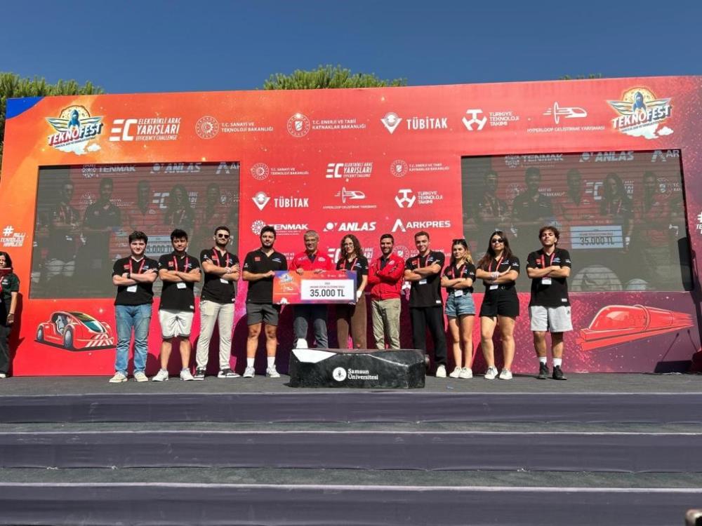 Samsun Üniversitesi TEKNOFEST'e damga vurdu! 12 ödül kazandılar