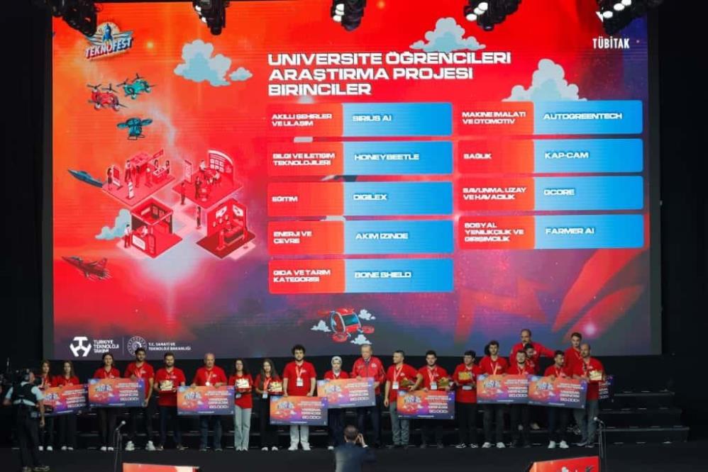 Samsun Üniversitesi TEKNOFEST'e damga vurdu! 12 ödül kazandılar