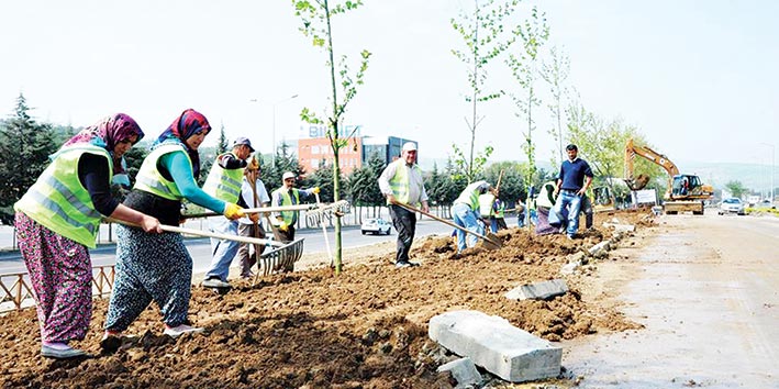 BÜYÜKŞEHİRDEN ÇEVRE DÜZENLEMESİ 