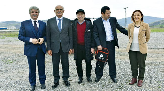 Başkan Yılmaz’a kardeş şehir Bişkek’ten misafir