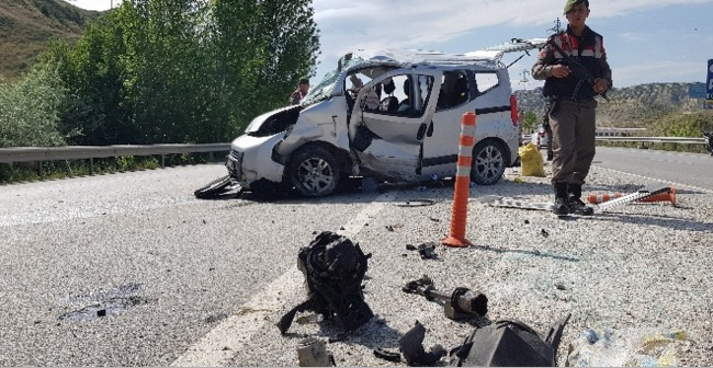 Tosya’da trafik kazası: 1 ölü, 4 yaralı