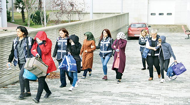 Samsun’da ByLock’tan gözaltına alınan 15 kişi adliye sevk edildi