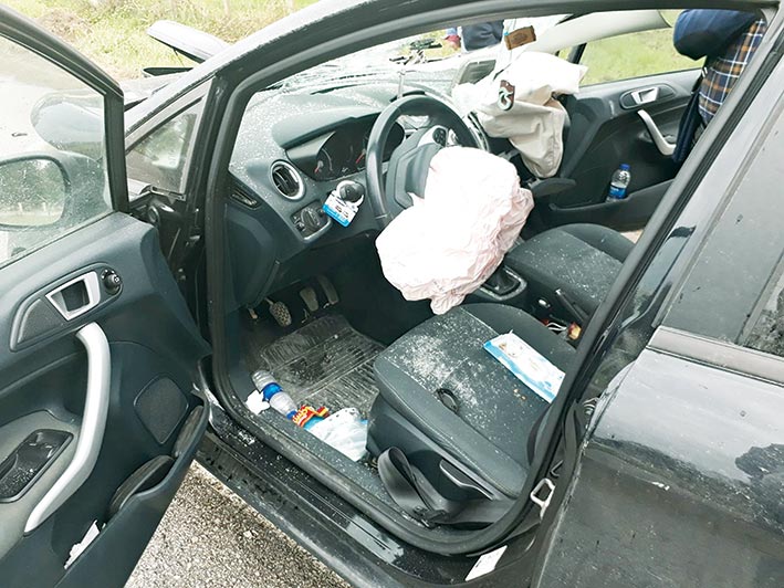 Emniyet kemeri hayat kurtardı