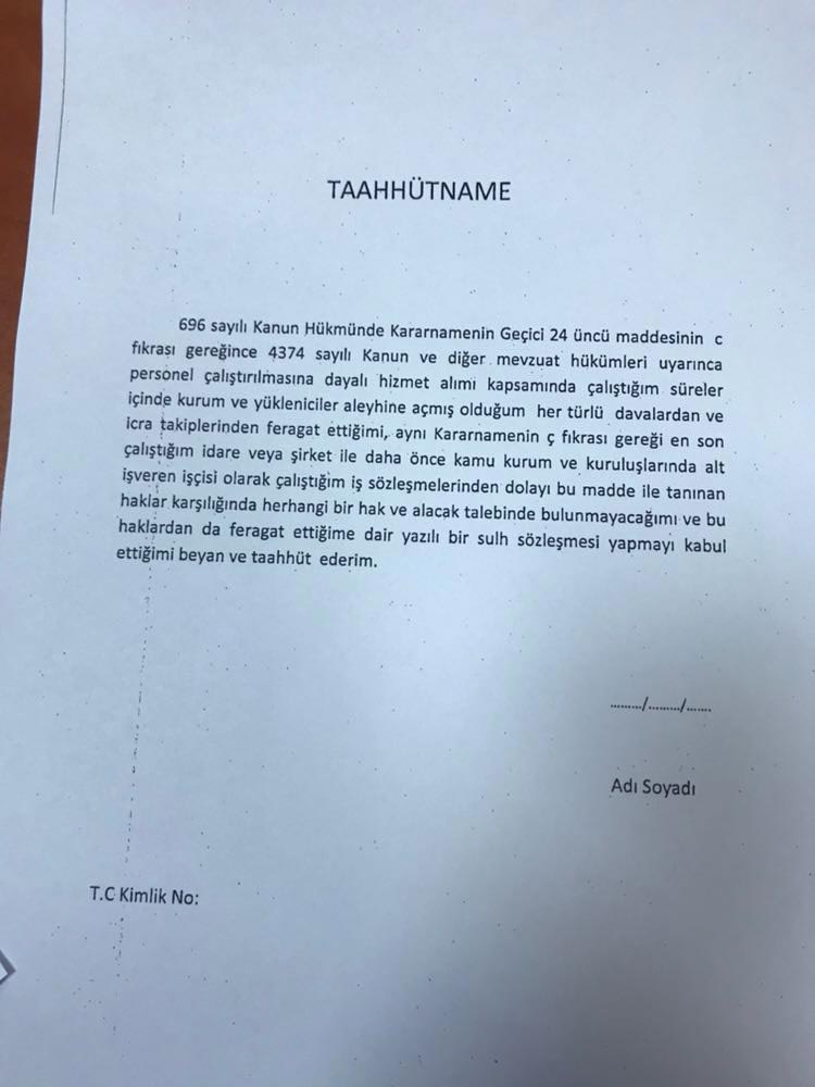 Taşerona 'kadro' heyecanı başlıyor