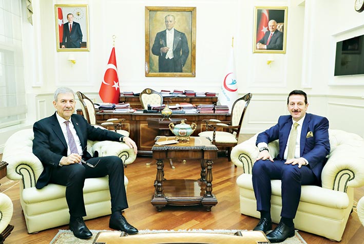 TOK'TAN BAŞKENT'TE ZİRVE ZİYARETLER