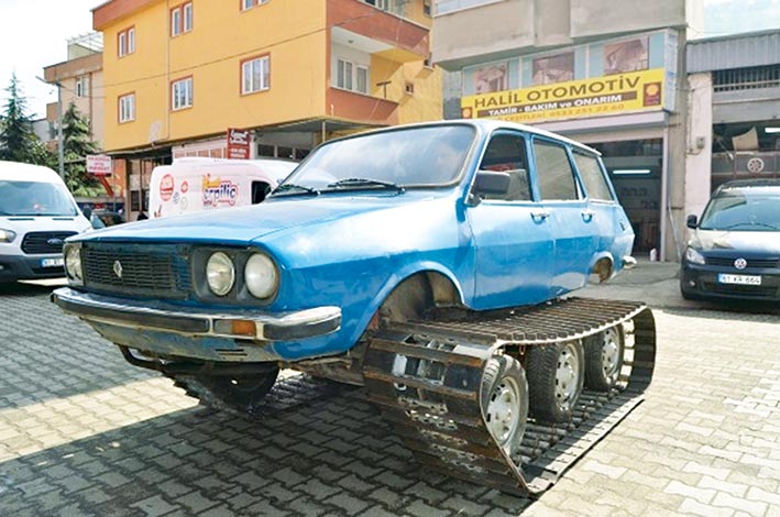 Karadeniz zekası sınır tanımıyor! 40 yıllık 'Toros'u bakın ne hale getirdiler?