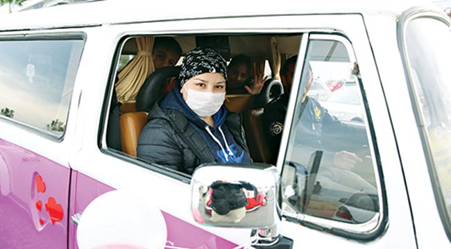 Vosvos tutkunları lösemili çocuklar için gaza bastı