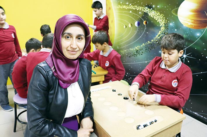 Bodrum katında bilim sınıfı