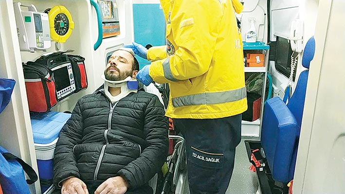 Denize uçmaktan son anda kurtuldu