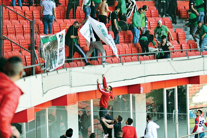 Samsunspor-Denizlispor maçı sonrası gerginlik