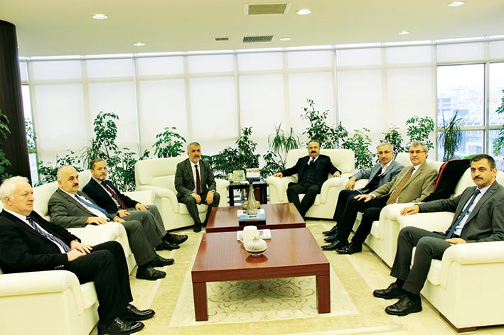 Rektörler OMÜ'ye hayran kaldı