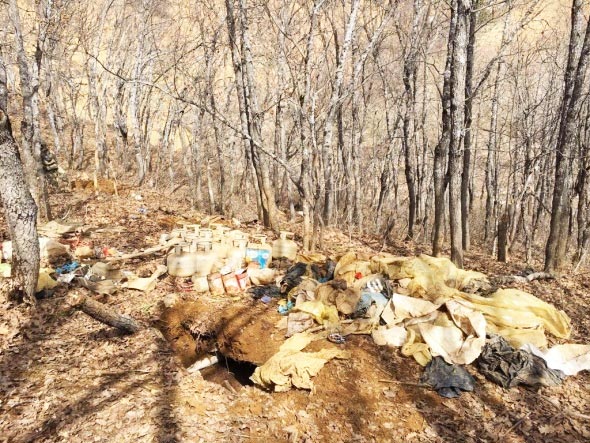 Tunceli'de teröristlerin sığınaklarında ele geçirildi!