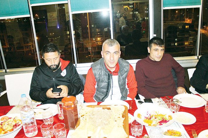 Samsunspor tiritte buluştu
