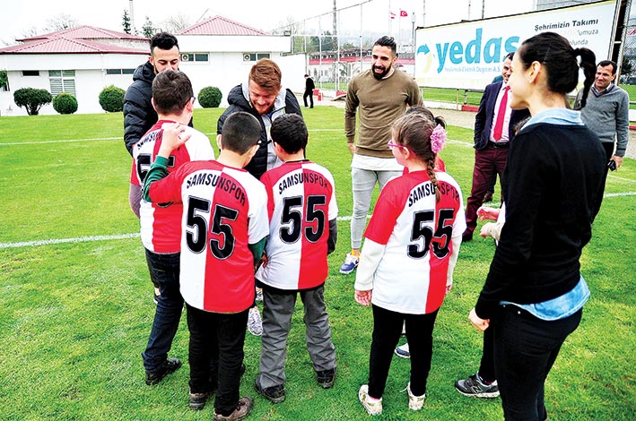 Samsunspor’un özel konukları