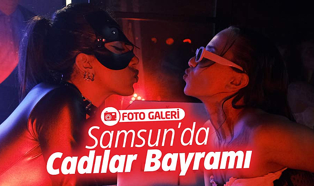 Samsun'da Cadılar Bayramı'na tekno müzikli kutlama
