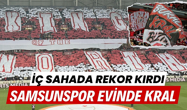 Samsunspor 27 yıllık rekoru yakaladı