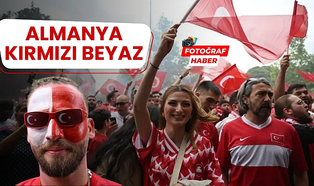 Türkiye'nin EURO 2024'te oynayacağı ilk maç öncesi Türkler Dortmund sokaklarında