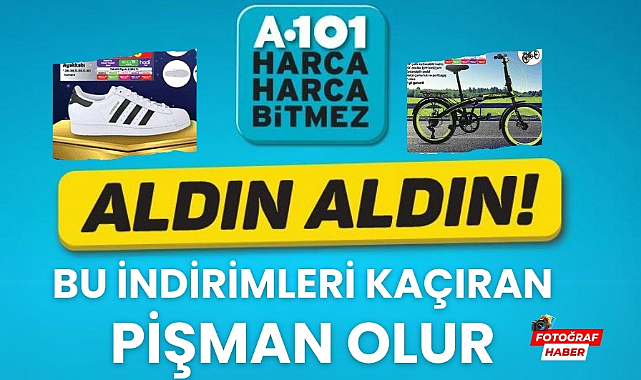 A101'e katlanan bisiklet geliyor İşte 5 Eylül A101 Aldın Aldın kataloğu