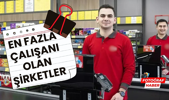 Türkiye'de en fazla çalışanı olan şirketler