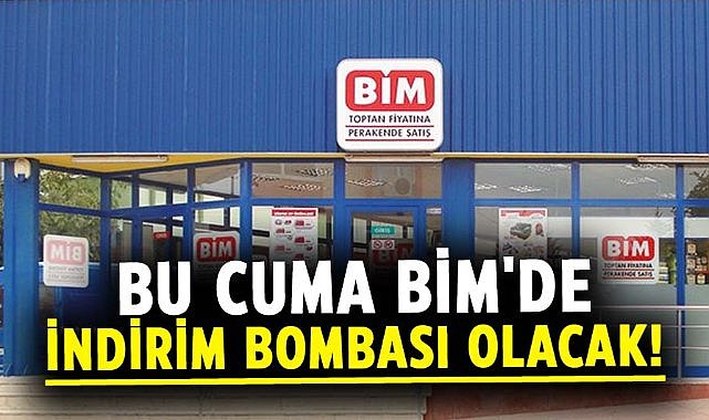 Bu cuma BİM'de indirim bombası olacak! 22 Kasım'da BİM'de Neler Var?