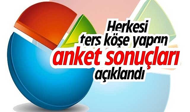 Herkesi ters köşe yapan anket sonuçları açıklandı