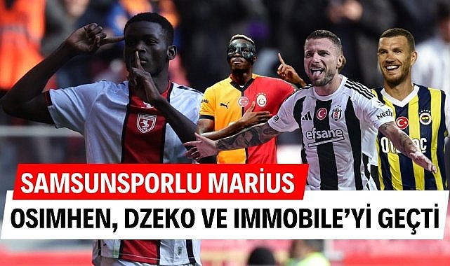 Marius Mouandilmadji bitiricilikte Osimhen, Dzeko ve Immobile'yi geçti