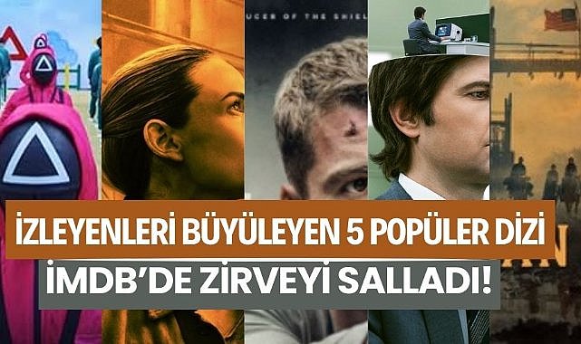 İzleyenleri büyüleyen 5 popüler dizi: İMDB'de zirveyi salladı!