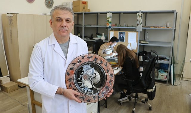 Kızılırmak Deltası'nın renkli yansımaları camda canlanıyor