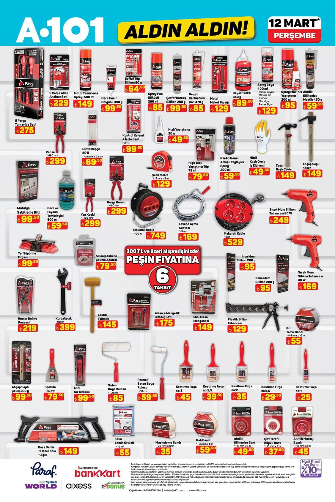 A101 marketlerde teknoloji rüzgarı! 12 Mart 2026 A101 aktüel kataloğu-11