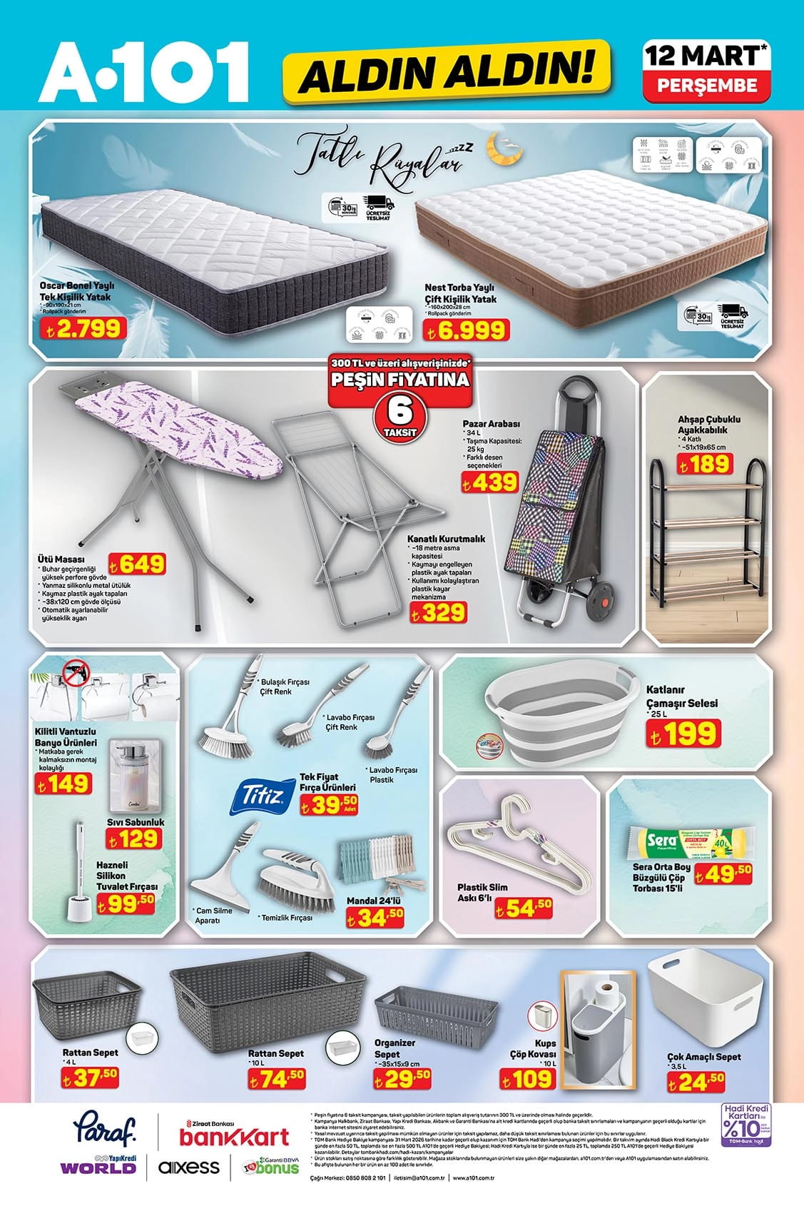 A101 marketlerde teknoloji rüzgarı! 12 Mart 2026 A101 aktüel kataloğu-13