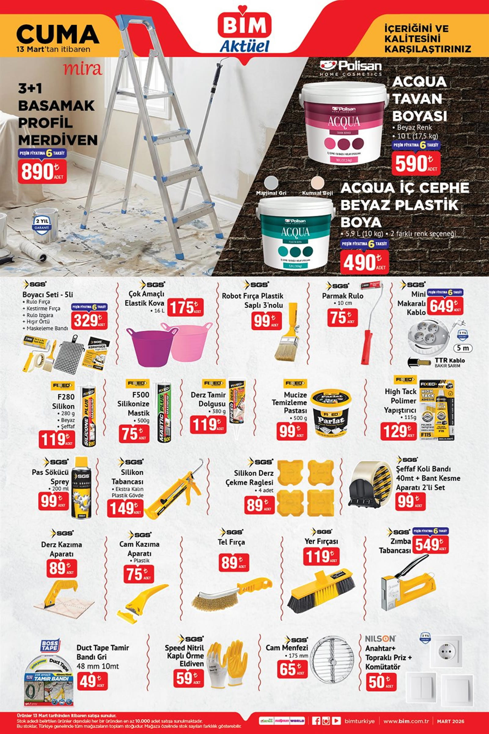 Bim'de bayram indirimleri erken başladı! 13 Mart 2026 Bim aktüel kataloğu-6