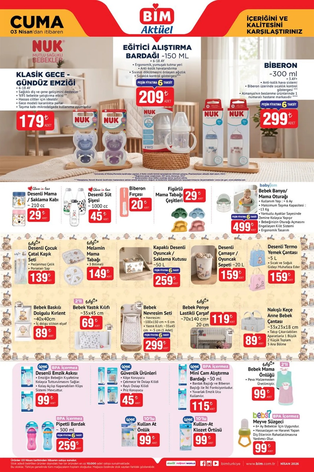 BİM’de teknoloji ve bebek festivali! 3 Nisan 2026 Aktüel Kataloğu yayında-5